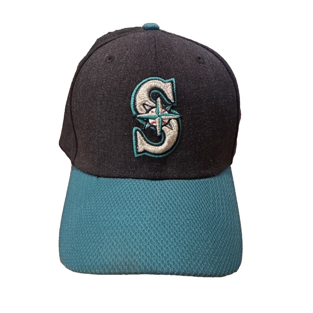 Seattle Mariners New‎ Era 39 Thirty Cap Genuine Merchandise Hat Size L - XL